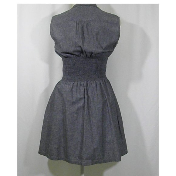 Snap Sleeveless front Zip Mini Dress - Picture 6 of 9